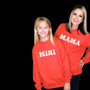 Mama and Mini Red Sweatshirt