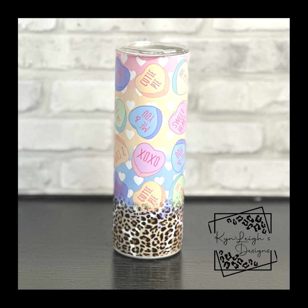 Conversation Hearts Tumbler