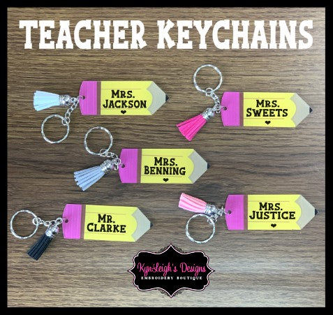 Teacher Keychains